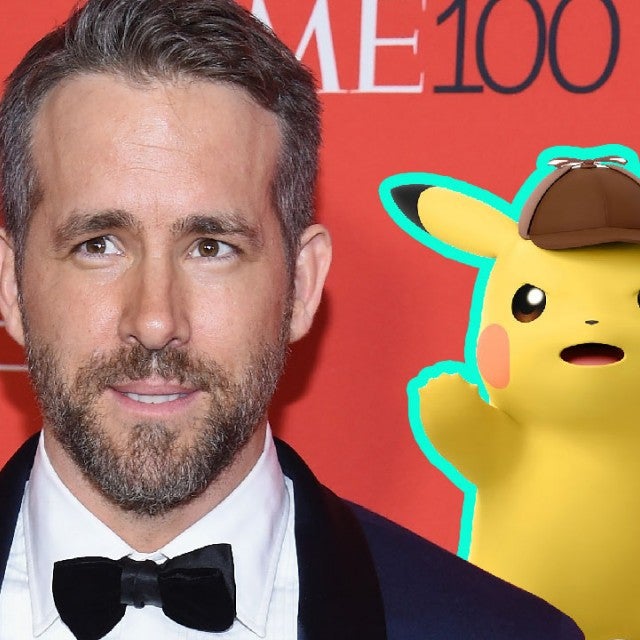 Ryan Reynolds and Pikachu