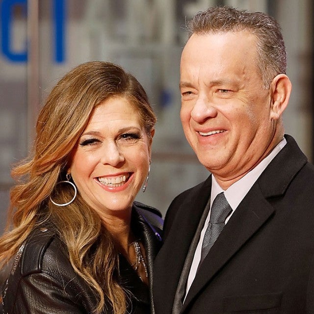 Rita Wilson and Tom Hanks at 'the post' premiere in London