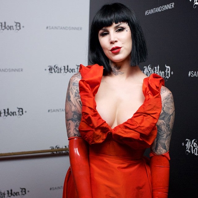 Kat Von D  attends her Beauty Fragrance Launch Press Party #SAINTANDSINNER at Hollywood Roosevelt Hotel on June 20, 2017