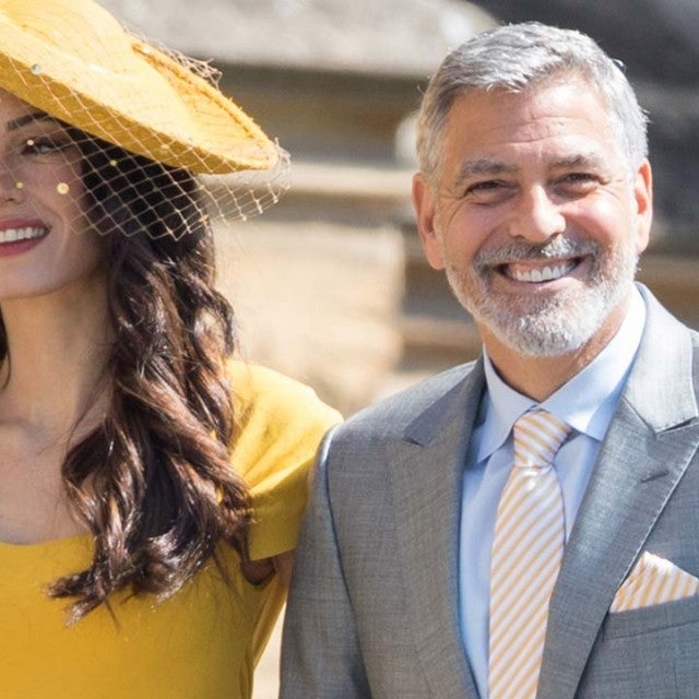 George and Amal Clooney at the Royal Wedding on May 19