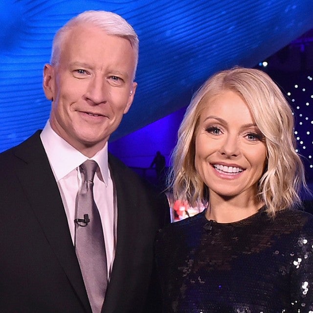 Anderson Cooper and Kelly Ripa