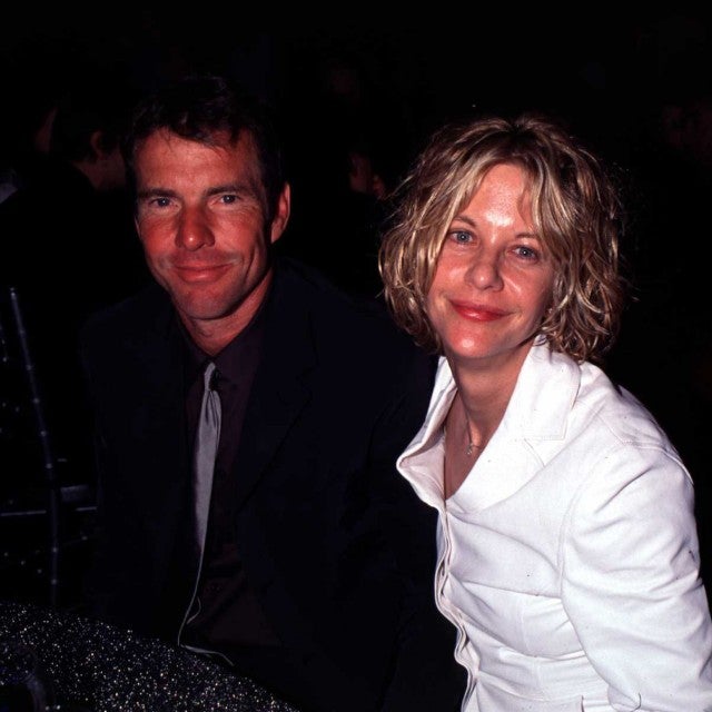 Dennis Quaid & Meg Ryan during Elton John Named the 2000 MusiCares Person of the Year by the GRAMMY Awards at Fox Studios in Century City, California.