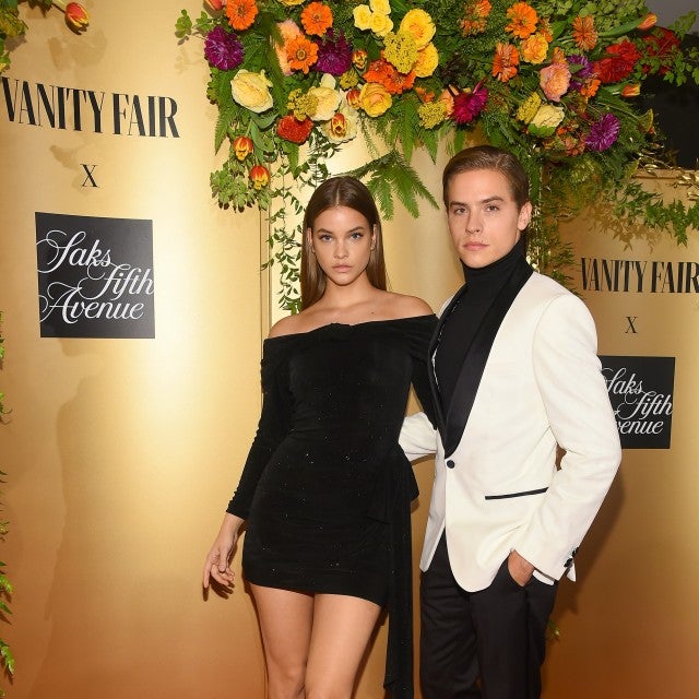 Babara Palvin and Dylan Sprouse during NYFW
