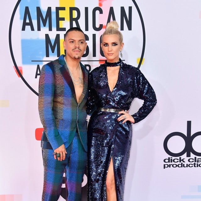Evan Ross and Ashlee Simpson 2018 AMAs