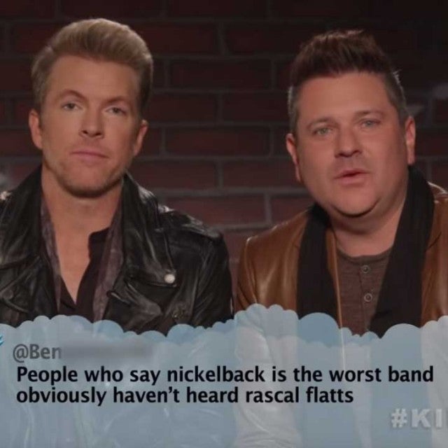 Rascal Flatts on Jimmy Kimmel's 'Mean Tweets' Country Edition