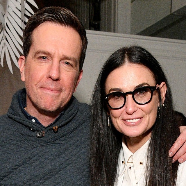Ed Helms and Demi Moore at sundance 2019