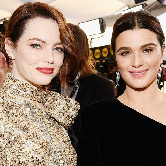 Emma Stone and Rachel Weisz at the 25th Annual Screen Actors Guild Awards 