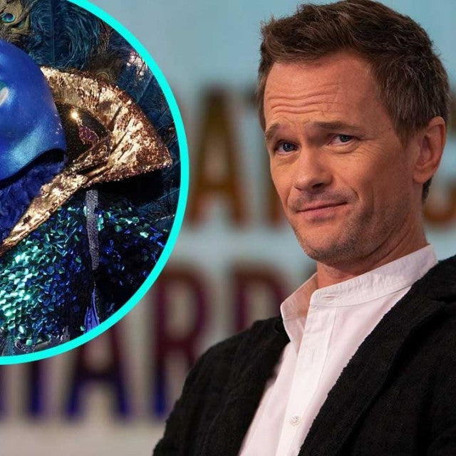 Neil Patrick Harris and The Peacock on 'The Masked Singer' (inset)