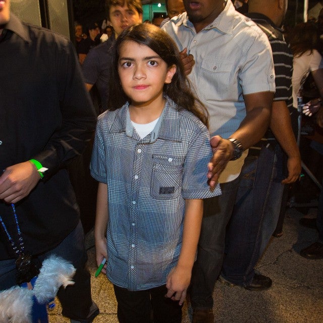 Blanket is seen at Childhood Home of Michael Jackson on August 29, 2012 in Gary, Indiana.