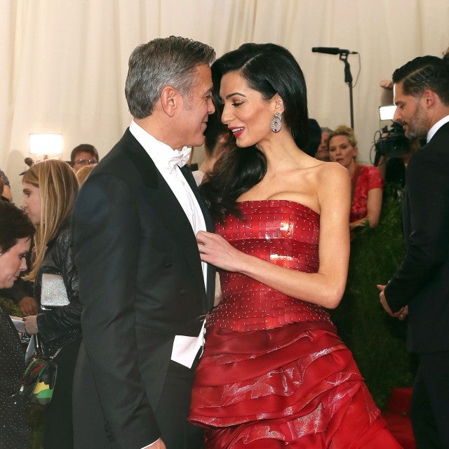 George Clooney and Amal Clooney attend "China: Through the Looking Glass", the 2015 Costume Institute Gala, at Metropolitan Museum of Art on May 4, 2015 in New York City.