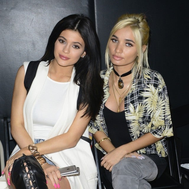 Kylie Jenner and Pia Mia attend LA Gear Presents Sports Spectacular Charity Basketball Game Hosted By Tyga on May 30, 2015 in Los Angeles, California. 