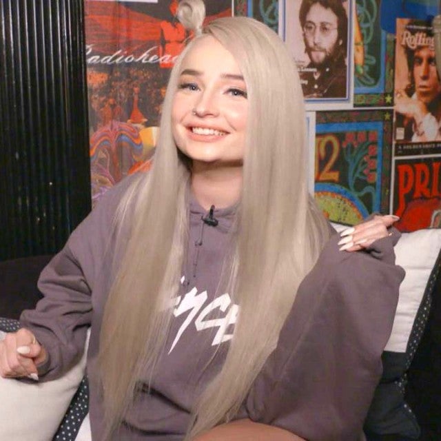 Kim Petras backstage with Entertainment Tonight at her 'Broken Tour' stop at the Fonda Theater in Los Angeles.