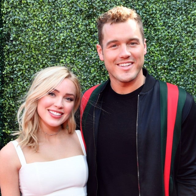 Cassie Randolph and Colton Underwood attend the 2019 MTV Movie and TV Awards