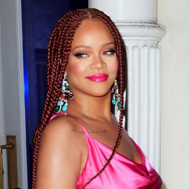Rihanna arrives to fenty event on june 18