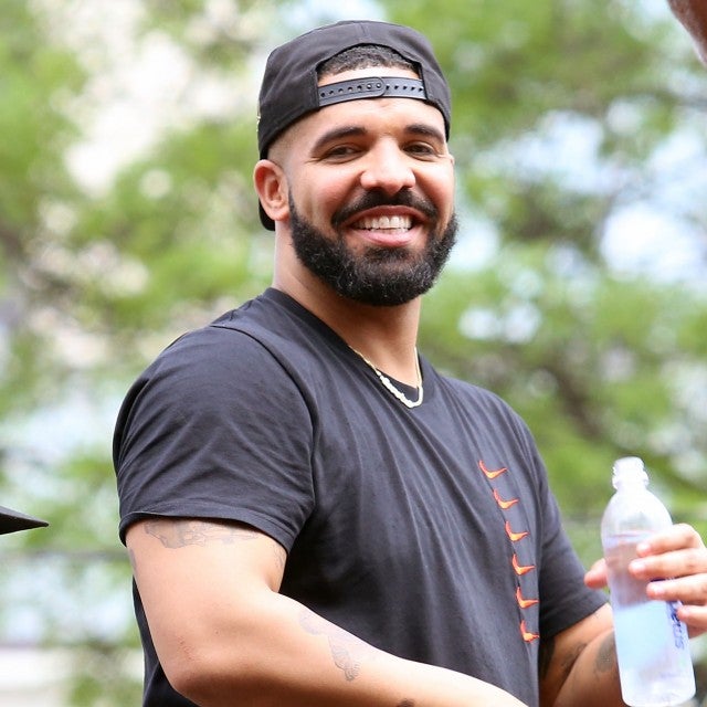 Drake at Toronto Raptors Championship victory parade