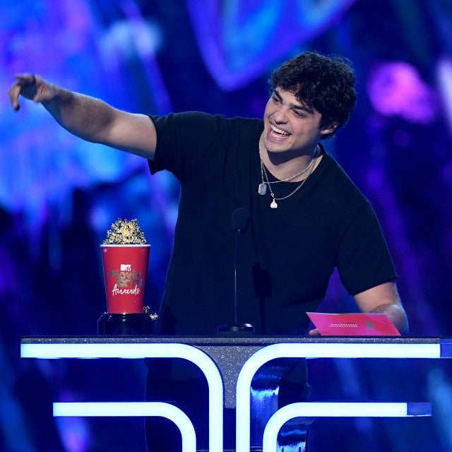 Noah Centineo accepts the Best Breakthrough Performance award for 'To All the Boys I've Loved Before' onstage during the 2019 MTV Movie and TV Awards.