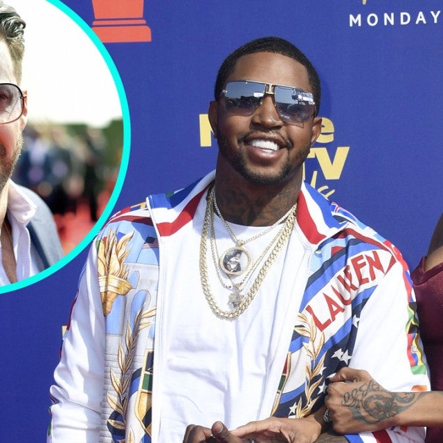 Lil Scrappy and Bambi at the 2019 MTV Movie & TV Awards With Johnny Bananas (inset)
