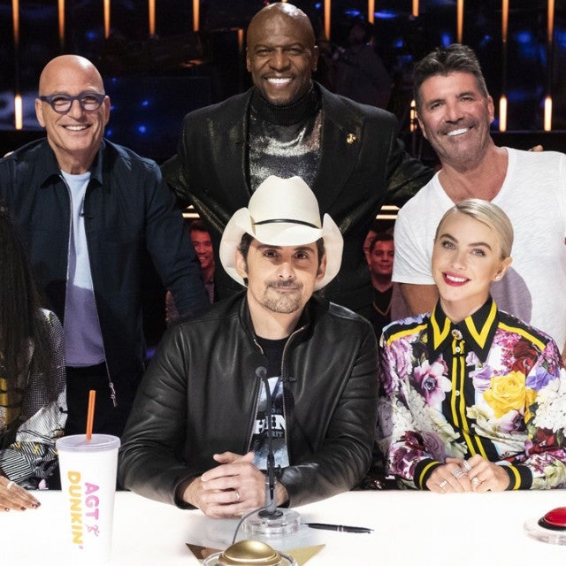 'America's Got Talent' judges with guest judge Brad Paisley