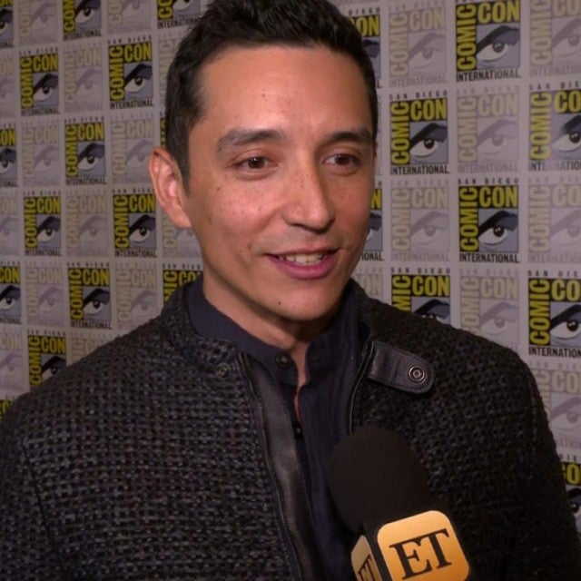 ET spoke with Gabriel Luna at Comic-Con 2019, where she opened up about making 'Terminator: Dark Fate,' in theaters Nov. 1.