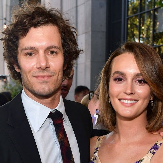 Adam Brody and Leighton Meester in August 2019