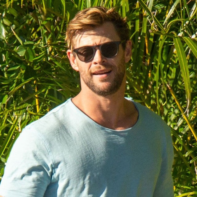 Chris Hemsworth in byron bay