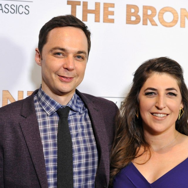 Jim Parsons and Mayim Bialik attend the premiere of Sony Pictures Classics' "The Bronze" at the Regent Theater on March 7, 2016 in Los Angeles, California. 