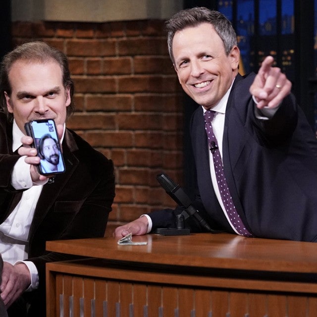 David Harbour, Seth Meyers