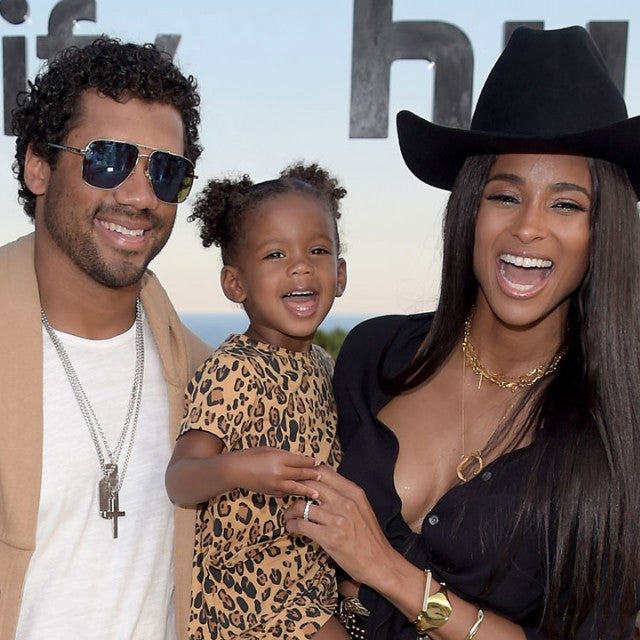 russell wilson and ciara with their daughter sienna