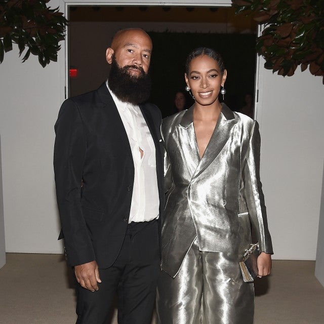Alan Ferguson and Solange Knowles attend 13th Annual CFDA/Vogue Fashion Fund Awards at Spring Studios on November 7, 2016 in New York City.