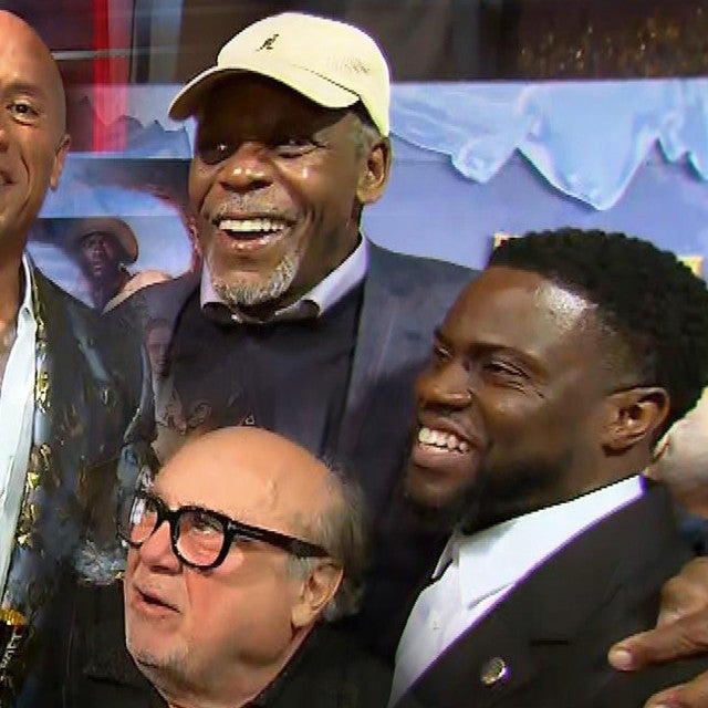 Dwayne 'The Rock' Johnson and Kevin Hart's Interview Gets CRASHED by 'Jumanji' Co-Stars!