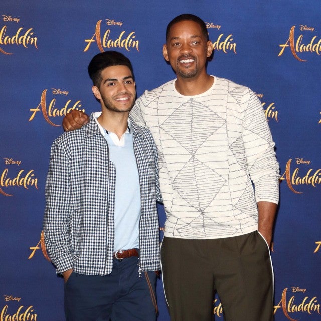 Mena Massoud and Will Smith seen at the Aladdin Cast Photocall in the Rosewood Hotel, Holborn.