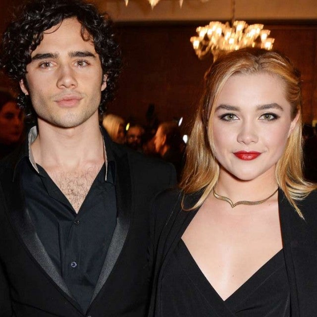 Toby Sebastian and Florence Pugh attend The London Critics' Circle Film Awards in 2015
