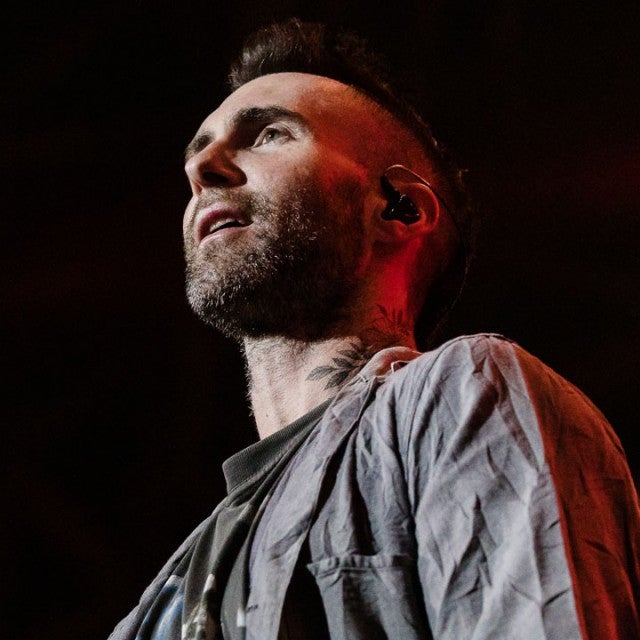 Adam Levine of Maroon 5 performs in brazil