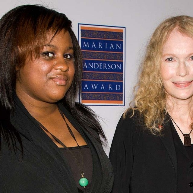 Mia Farrow and daughter Quincy Farrow attend the 2011 Marian Anderson award gala honoring Mia Farrow at the Kimmel Center for the Performing Arts on May 10, 2011 in Philadelphia, Pennsylvania.