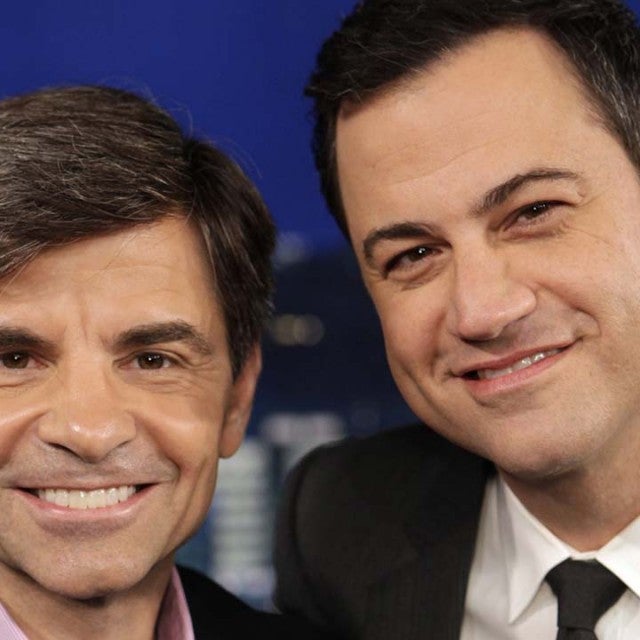 George Stephanopoulos and Jimmy Kimmel