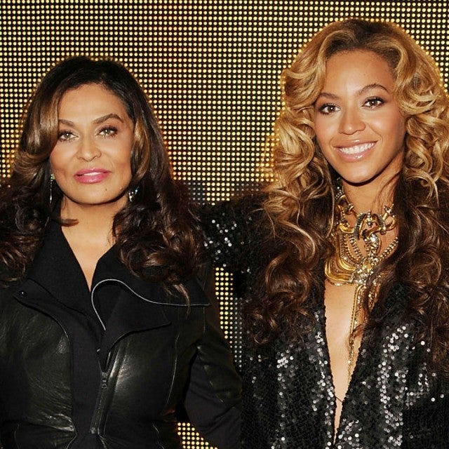 Tina Knowles and Beyonce