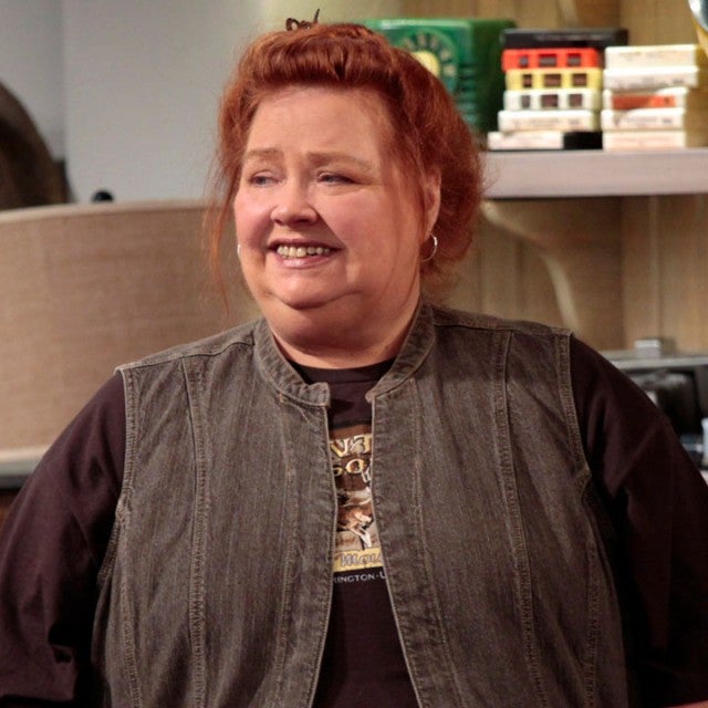 Conchata Ferrell (Berta) on the finale episode of TWO AND A HALF MEN in 2012