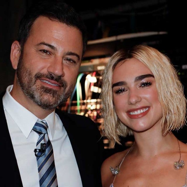 Jimmy Kimmel and Dua Lipa