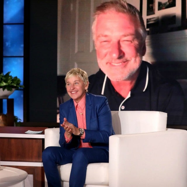 Ellen DeGeneres and Alec Baldwin