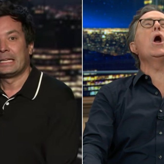 Jimmy Fallon and Stephen Colbert
