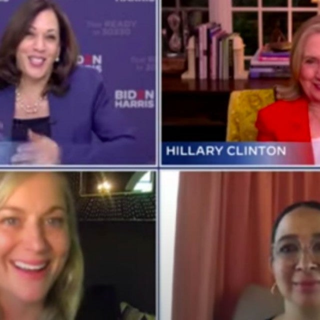 Kamala Harris, Hillary Clinton, Amy Poehler, and Maya Rudolph