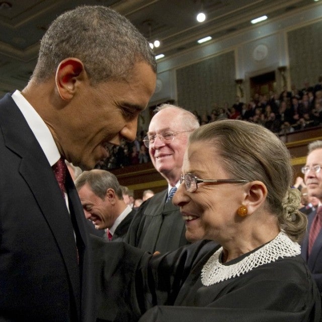 Barack Obama  Ruth Bader Ginsburg 