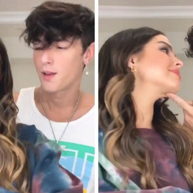 Addison Rae and Bryce Hall Can’t Keep Their Hands Off Each Other in New TikTok Video