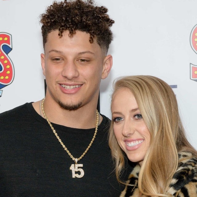 Patrick Mahomes and Brittany Matthews attend Shaq's Fun House at Live! At The Battery on February 01, 2019 in Atlanta, Georgia.
