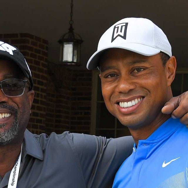 Darius Rucker and Tiger Woods