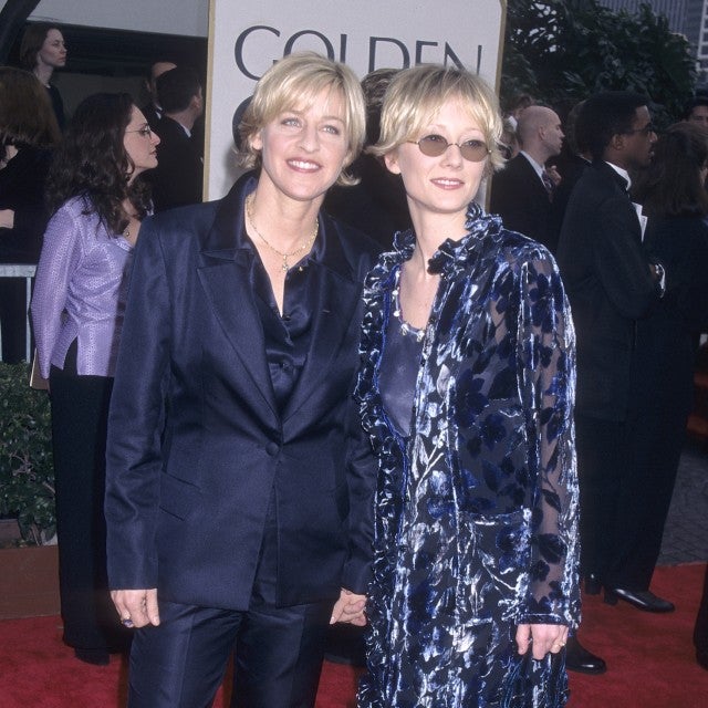 Ellen DeGeneres Anne Heche Golden Globe Awards 1998