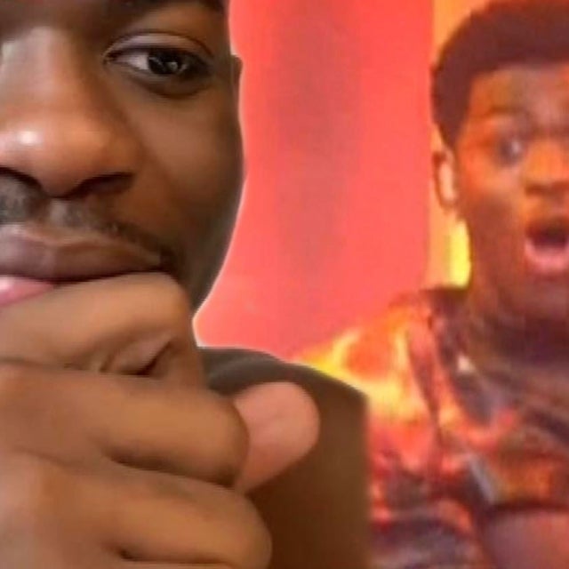 Lil Nas X Reacts to SPLITTING HIS PANTS on Live TV
