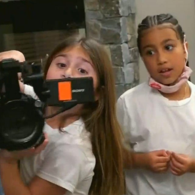 Penelope Disick and North West Have Fun With Cameras to Pretend Film 'Keeping Up With the Kids'