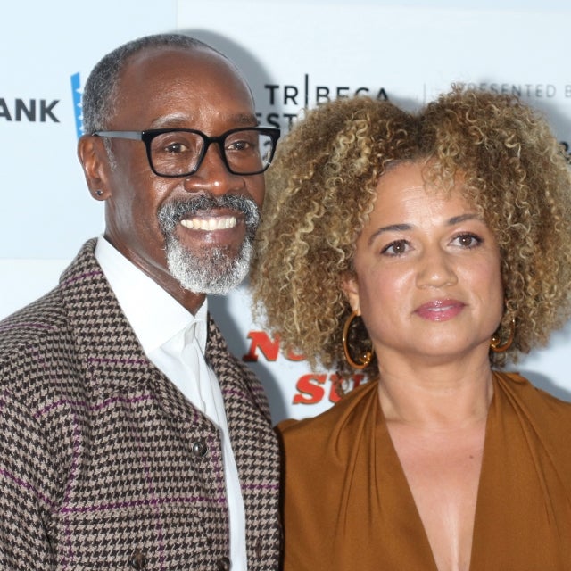 Don Cheadle and Bridgid Coulter attend the "No Sudden Move" premiere during the 2021 Tribeca Festival at The Battery on June 18, 2021 in New York City.
