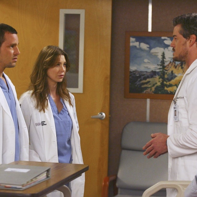 Ellen Pompeo, Eric Dane and Justin Chambers